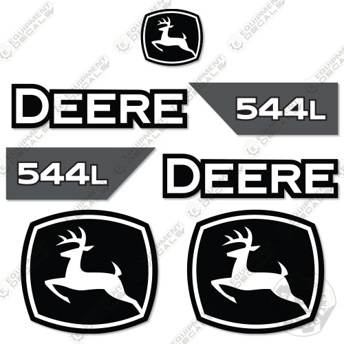 Fits John Deere 544L Decal Kit Wheel Loader 544, 544l, decal kit, john deere