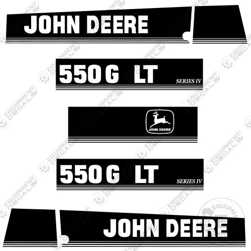 Fits John Deere 550G LT Series 4 Decal Kit Crawler Tractor Dozer 550, 550-g, 550g, 550glt, decal kit