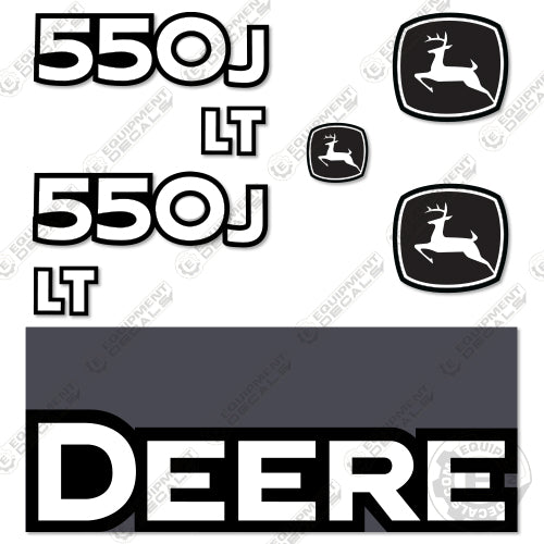 Fits John Deere 550J LT Decal Kit Dozer Crawler 550, 550j, 550jlt, decal kit, john deere