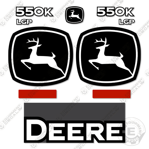 Fits John Deere 550K LGP Decal Kit Dozer Crawler (2021+) 550, 550-k, 550k, decal kit, john deere