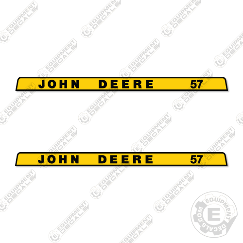 Fits John Deere 57 Riding Mower Decal Kit decal kit