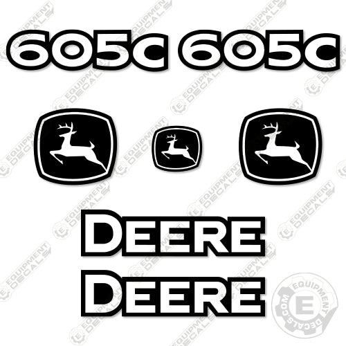 Fits John Deere 605C Decal Kit Dozer Crawler 605, 605c, decal kit, john deere