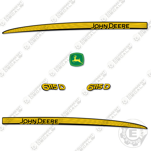 Fits John Deere 6115D Decal Kit Tractor 9560, decal kit