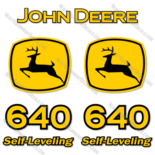 Fits John Deere 640 Decal Kit Loader Attachment decal kit