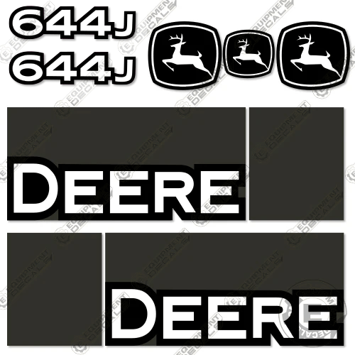 Fits John Deere 644J Decal Kit Wheel Loader - 2007+ 644, decal kit, john deere