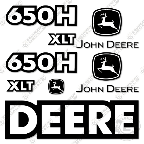 Fits John Deere 650H XLT Decal Kit Dozer (2003-2004) decal kit, john deere