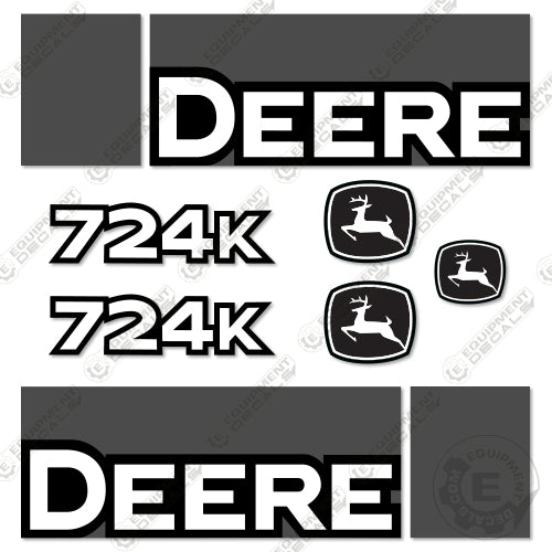 Fits John Deere 724K Wheel Loader Decal Kit 724, 724k, decal kit, john deere
