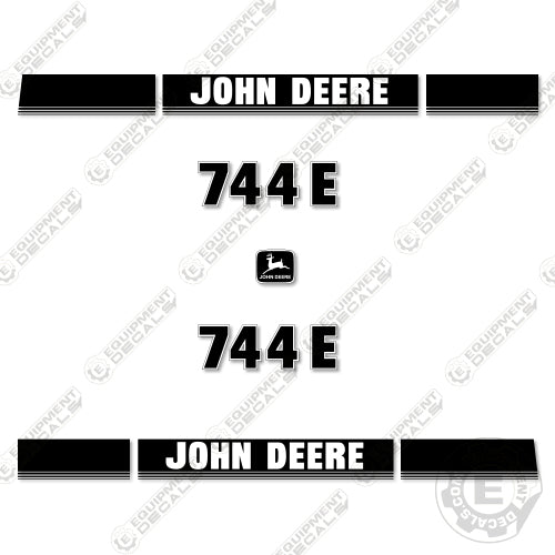 Fits John Deere 744E Decal Kit Wheel Loader 744, 744e, decal kit