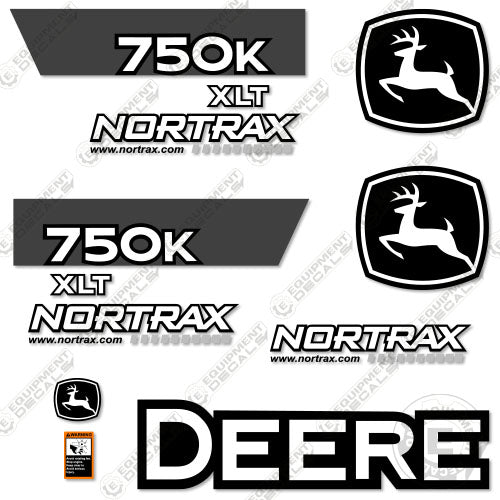 Fits John Deere 750K XLT Decal Kit Dozer Crawler 750-k, 750k, decal kit, john deere, xlt