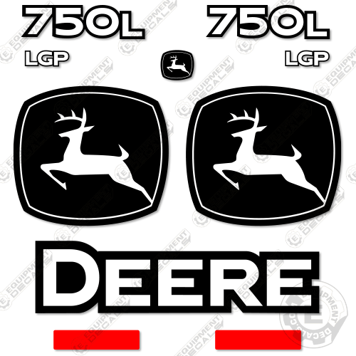 Fits John Deere 750L LGP Decal Kit Dozer 750, 750l, decal kit, john deere