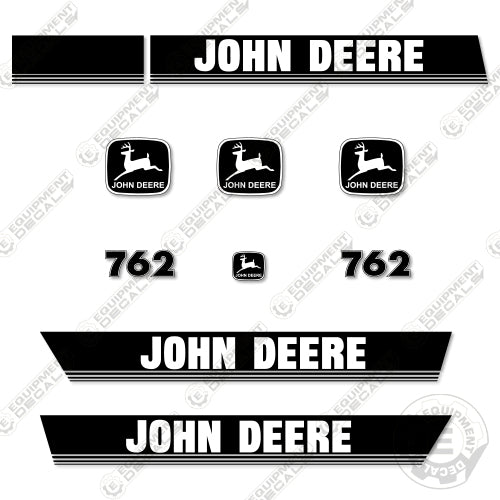 Fits John Deere 762 Decal Kit Motor Grader - Scraper 762, decal kit