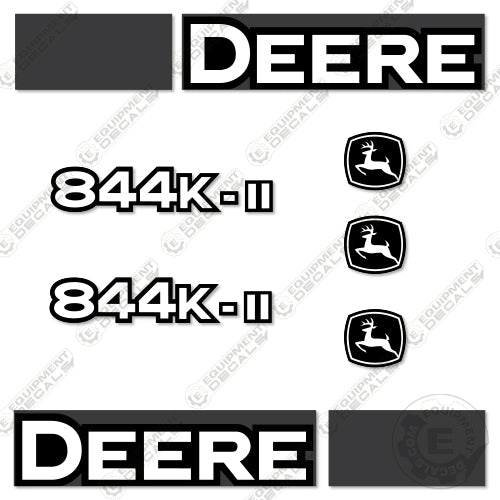 Fits John Deere 844K-II Decal Kit Wheel Loader 844, 844k, 844k-2, 844k2, 844kii, decal kit, john deere