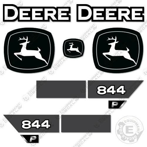 Fits John Deere 844P Wheel Loader Decal Kit 844, 844p, decal kit, john deere