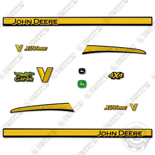 Fits John Deere Gator 855E Decal Kit Utility Vehicle 855, 855e, decal kit, excavator, john deere, xuv, xuv-855, xuv855, xuv855e