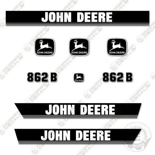 Fits John Deere 862B Decal Kit Motor Grader - Scraper 862, 862b, decal kit
