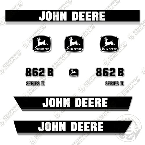 Fits John Deere 862B Decal Kit (Series 2) Motor Grader - Scraper 862, 862b, decal kit