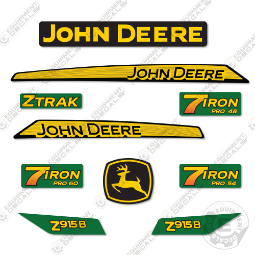 Fits John Deere Z915B Decal Kit Riding Mower 915, 915b, decal kit, z915, z915b