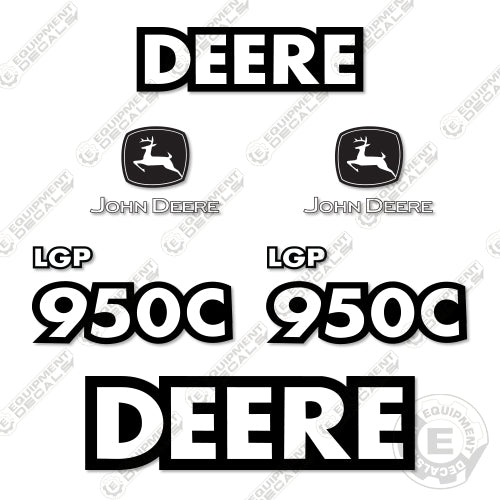 Fits John Deere 950C LGP Decal Kit Dozer 950, 950C, 950c lgp, decal kit, john deere
