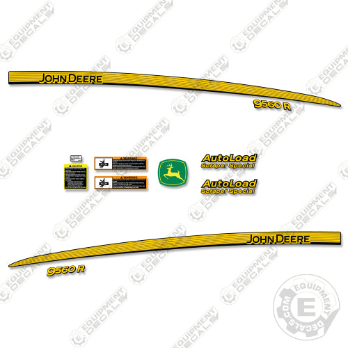 Fits John Deere 9560R Tractor Decal Kit 9560, decal kit