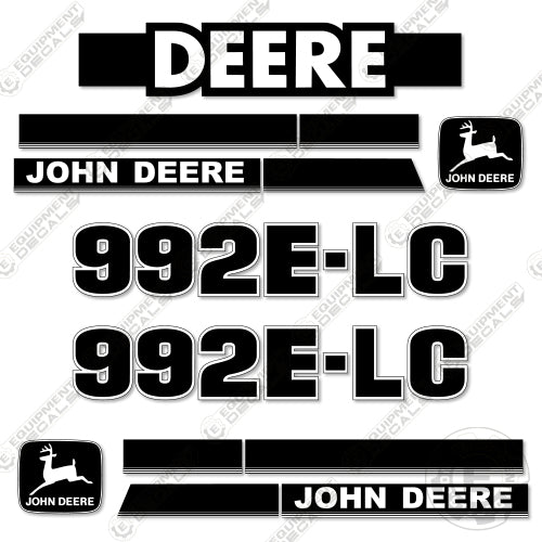 Fits John Deere 992E-LC Decal Kit Excavator 992, 992e, 992e-lc, 992elc, decal kit, excavator, john deere