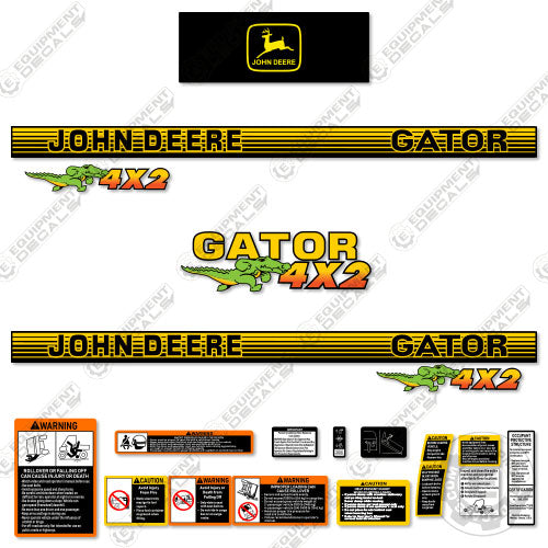 Fits John Deere Gator Decal Kit 4X2 Utility Vehicle (1993-1998) decal kit, excavator, john deere