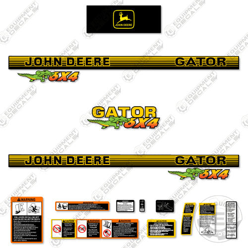 Fits John Deere Gator Decal Kit 6X4 Utility Vehicle (1993-1998) decal kit, excavator, john deere