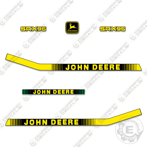 Fits John Deere SRX95 Decal Kit Mower 95, amt, decal kit, srx-95, srx95