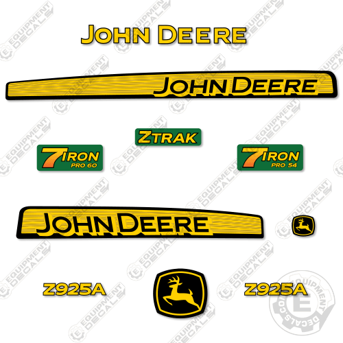 Fits John Deere Z925A Decal Kit Riding Mower 925, 925a, decal kit, z925, z925a