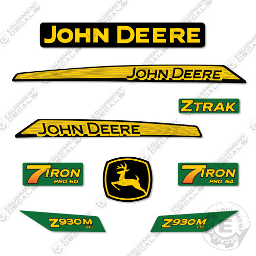 Fits John Deere Z930M EFI Decal Kit Riding Mower 930, 930m, decal kit, z930, z930m
