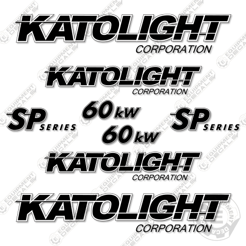 Fits Katolight 60kw Decal Kit Generator 60, 60kw, decal kit