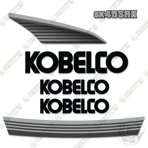 Fits Kobelco SK45SRX Decal Kit Excavator 45, 45srx, decal kit, sk, sk45, sk45srx, sk55srx