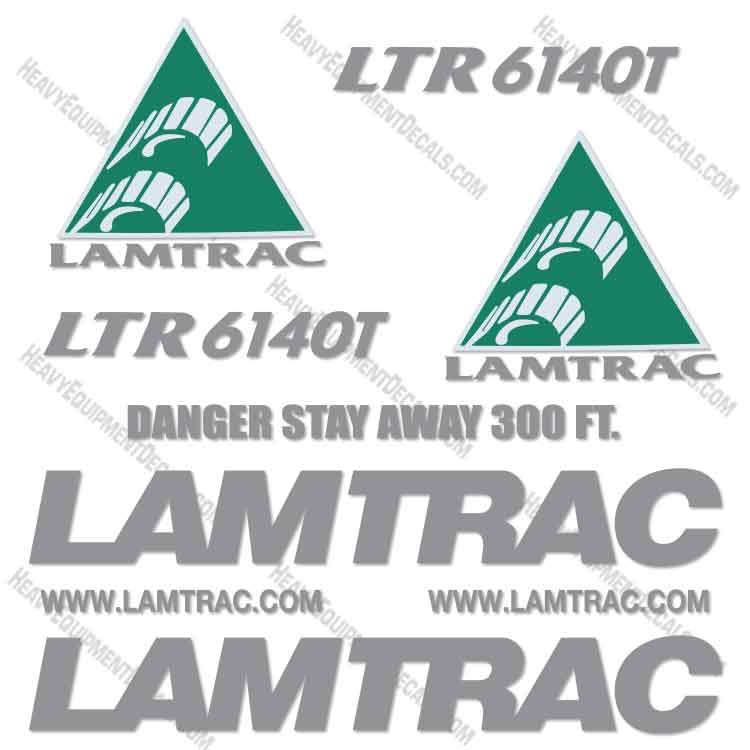 Fits Lamtrac LTR6140T Twin Decal Kit Mulcher 6140, decal kit