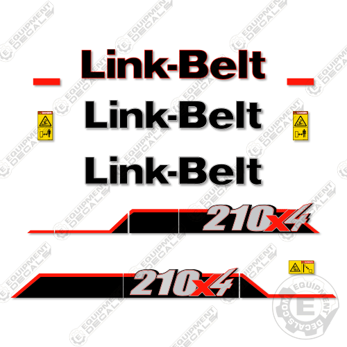 Fits Link-Belt 210X4 Decal Kit Excavator 210, 210x, 210x4, decal kit, link, link-belt, linkbelt, linkbeltlink belt