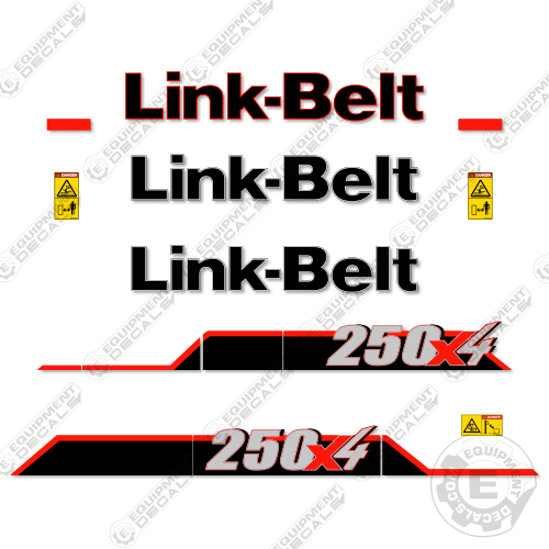 Fits Link-Belt 250X4 Decal Kit Excavator 250x, 250x4, decal kit, link, link-belt, linkbelt, linkbeltlink belt