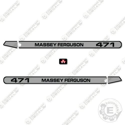 Fits Massey Ferguson 471 Decal Kit Tractor - NO CAB 471, decal kit