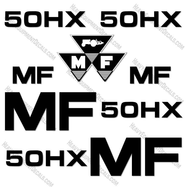 Fits Massey Ferguson 50HX Decal Kit Tractor decal kit, ferguson, massey, massey-ferguson