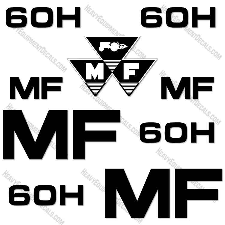 Fits Massey Ferguson 60H Decal Kit Tractor  decal kit, ferguson, massey, massey-ferguson