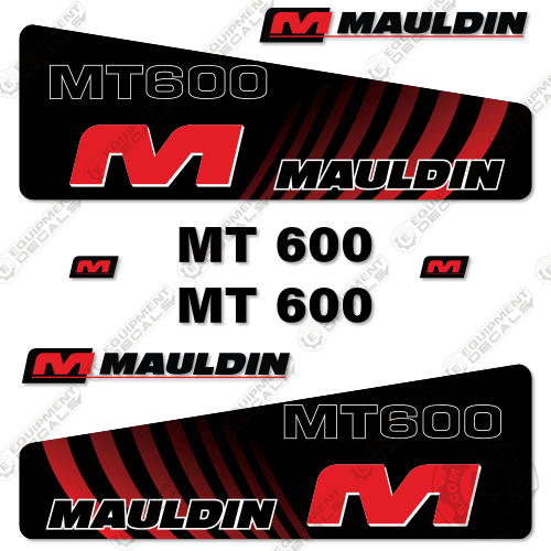 Fits Mauldin MT600 Decal Kit Asphalt Distributor - 2022+ 600, decal kit, mt-600, mt600