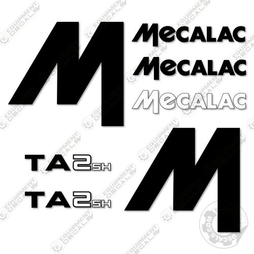 Fits Mecalac TA2SH Decal Kit Site Dumper decal kit, ft
