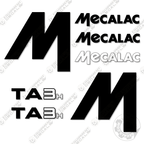 Fits Mecalac TA3H Decal Kit Site Dumper decal kit, ft