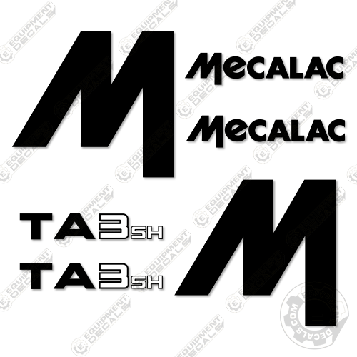 Fits Mecalac TA3SH Decal Kit Site Dumper 3sh, decal kit, ft, ta, ta3, ta3sh