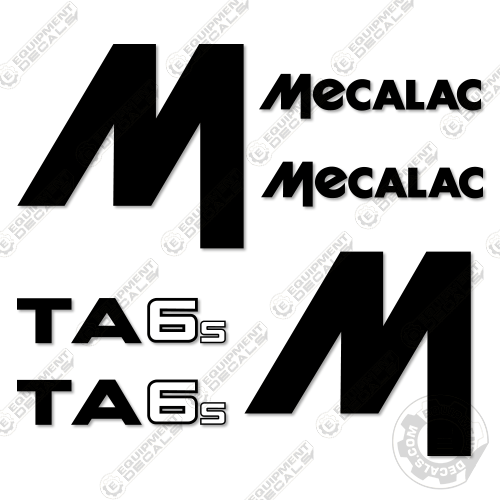Fits Mecalac TA6S Decal Kit Site Dumper decal kit, ft, ta, ta6, ta6s