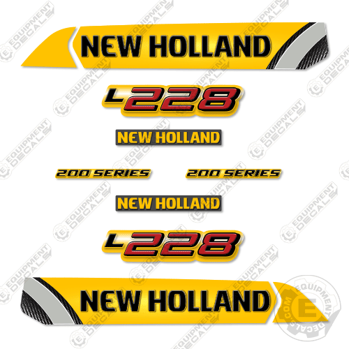 Fits New Holland L228 Decal Kit Skid Steer 228, decal kit, l228