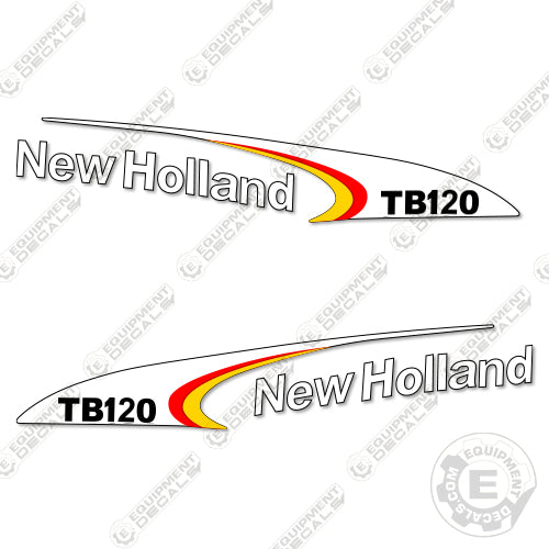 Fits New Holland TB120 Decal Kit Tractor 120, decal kit, tb-120, tb120