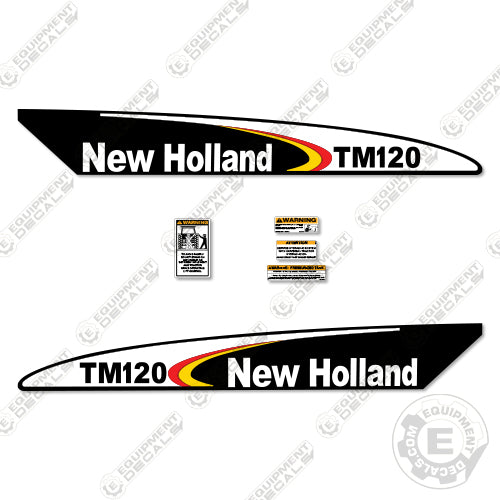 Fits New Holland TM120 Decal Kit Tractor 120, decal kit, ford, tm120