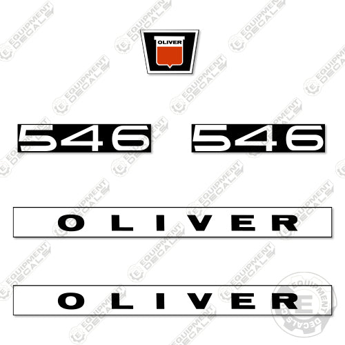 Fits Oliver 546 Decal Kit Tractor 