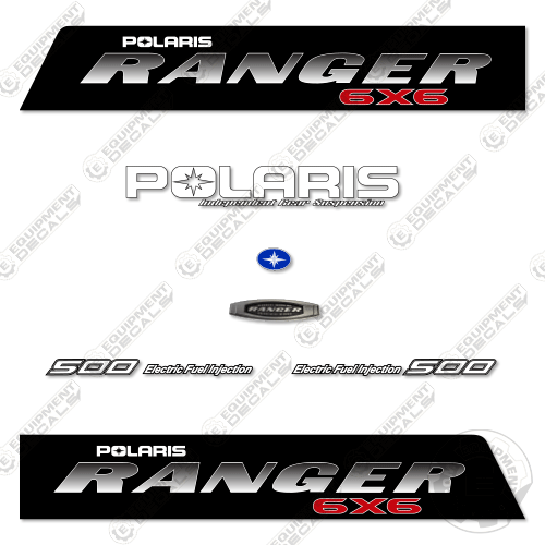 Fits Polaris Ranger 500 Decal Kit - 2005 6X6 - Utility Vehicle 2005, 6x6, decal kit