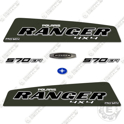 Fits Polaris Ranger 570 EFI Decal Kit Utility Vehicle 570, 570efi, decal kit, efi