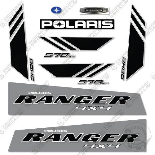 Fits Polaris Ranger 570 EFI Decal Kit Utility Vehicle - 2016 570, decal kit, efi, excavator