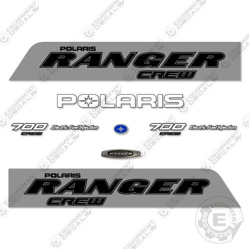 Fits Polaris Ranger 700 CREW Decal Kit Utility Vehicle (2004-2008) 700crew, crew, decal kit
